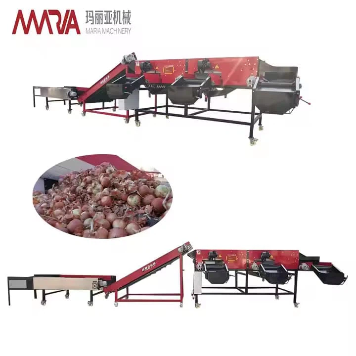 Повністю автоматична високоефективна картопляна та цибулева машина сортування цибулі огірків грибів для грибів
